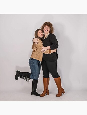 Bottes XL à mollet large - Modèle Aiyana