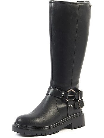 Bottes XL à mollet large - Modèle Angelina