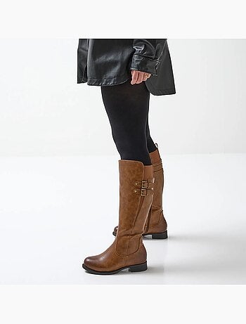 Bottes XL à mollet large - Modèle banane