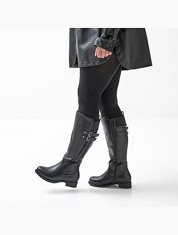 Bottes XL à mollet large - Modèle banane