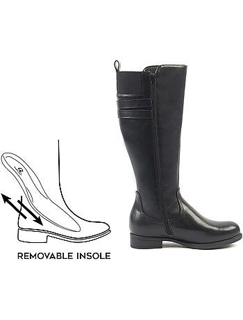 Bottes XL à mollet large - Modèle banane