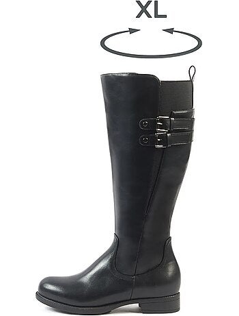 Bottes XL à mollet large - Modèle banane