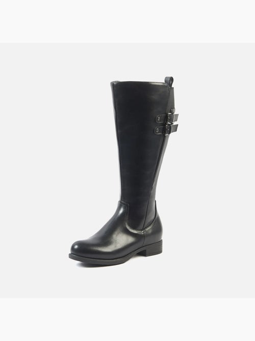 Bottes XL à mollet large - Modèle banane - Kiabi