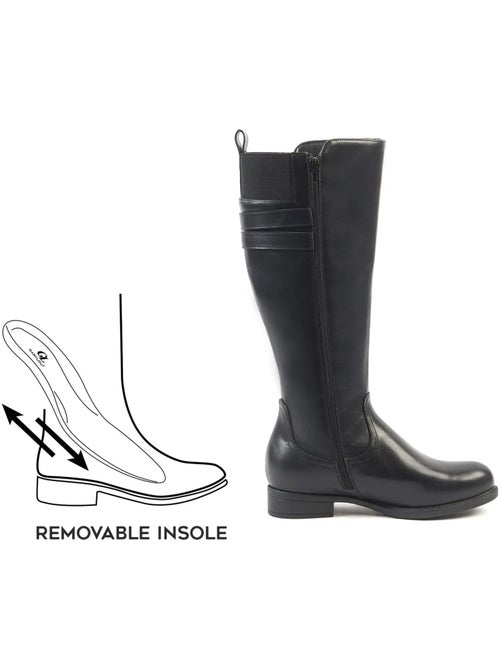 Bottes XL à mollet large - Modèle banane - Kiabi