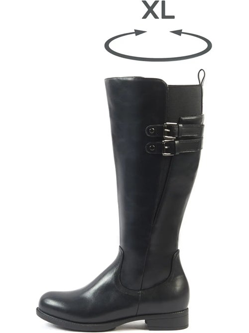 Bottes XL à mollet large - Modèle banane - Kiabi