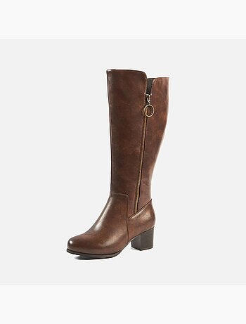 Bottes XL à mollet large - Modèle Pomelo