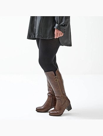 Bottes XL à mollet large - Modèle Pomelo