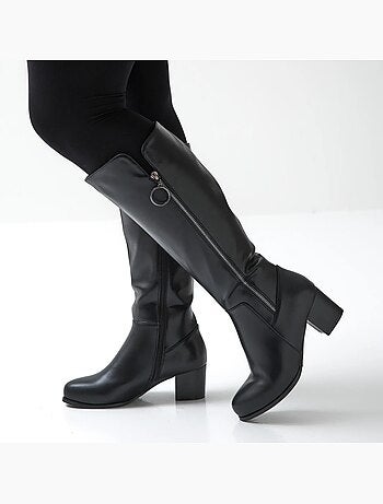 Bottes XL à mollet large - Modèle Pomelo