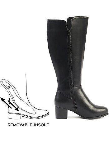 Bottes XL à mollet large - Modèle Pomelo