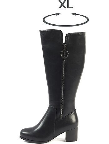 Bottes XL à mollet large - Modèle Pomelo