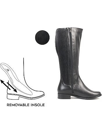 Bottes XL à mollet large - Modèle Tokyo