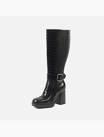 Bottes XL pour mollets larges - Modèle Nina