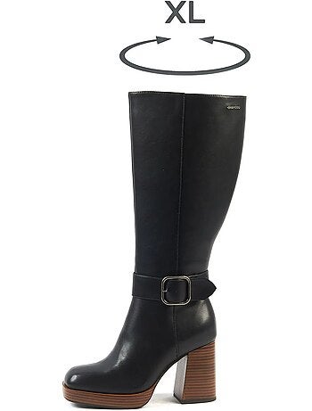 Bottes XL pour mollets larges - Modèle Nina