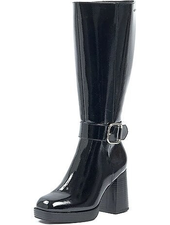 Bottes XL pour mollets larges - Modèle Nina