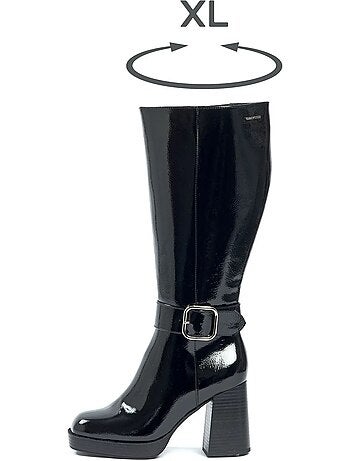 Bottes XL pour mollets larges - Modèle Nina