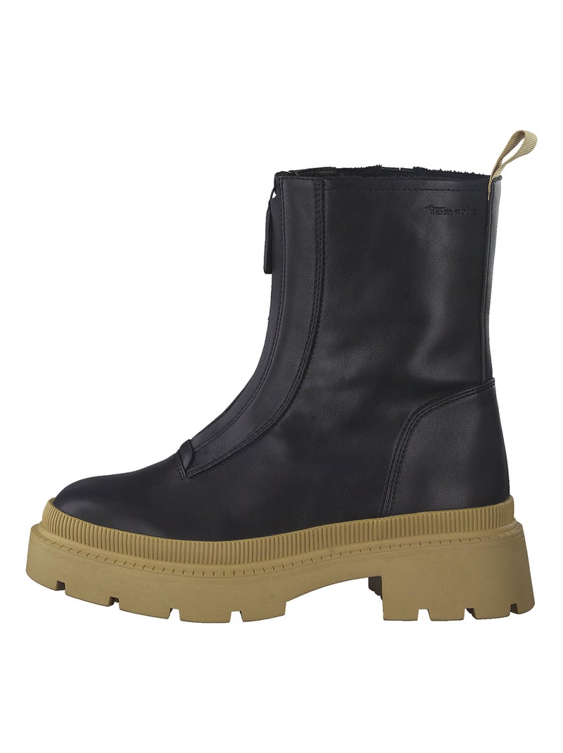 Bottes Zippée Tamaris Noir - Kiabi