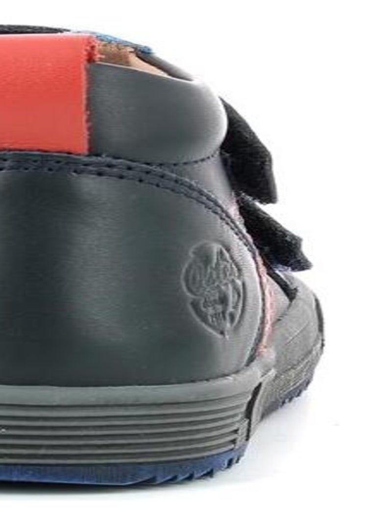 Bottillons Cuir Bigbo Aster Bleu marine - Kiabi