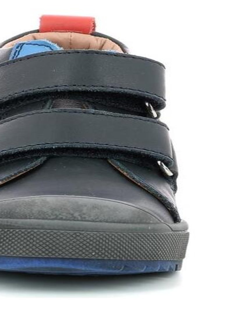 Bottillons Cuir Bigbo Aster Bleu marine - Kiabi