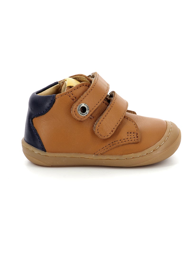 Bottillons Cuir Chyo Aster Camel - Kiabi