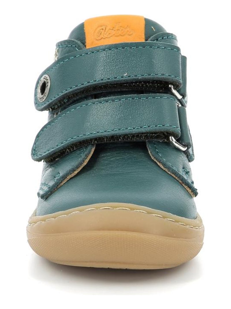 Bottillons Cuir Chyo Aster Vert - Kiabi