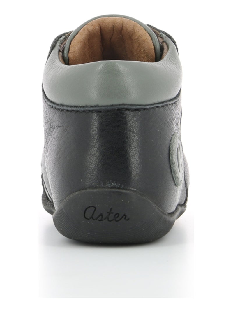 Bottillons Cuir Didié Aster Gris - Kiabi