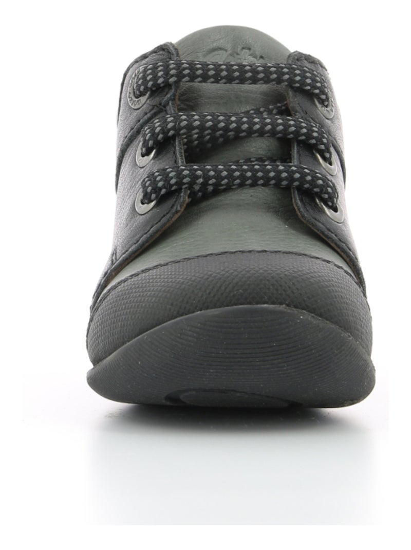 Bottillons Cuir Didié Aster Gris - Kiabi