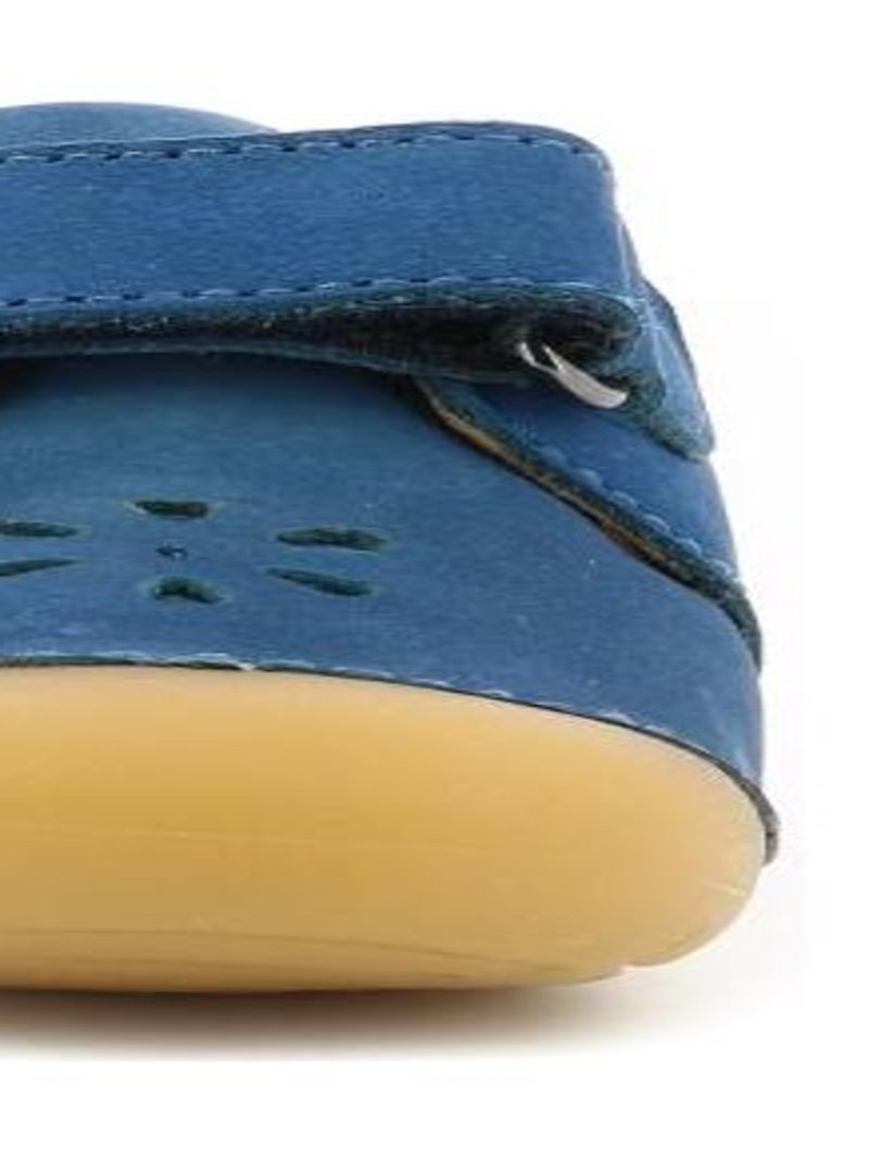 Bottillons Cuir Kimousi Aster Bleu - Kiabi