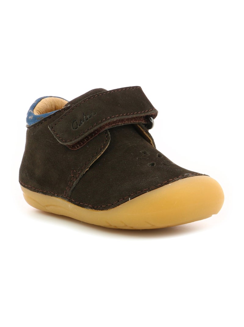 Bottillons Cuir Kimousi Aster Marron - Kiabi