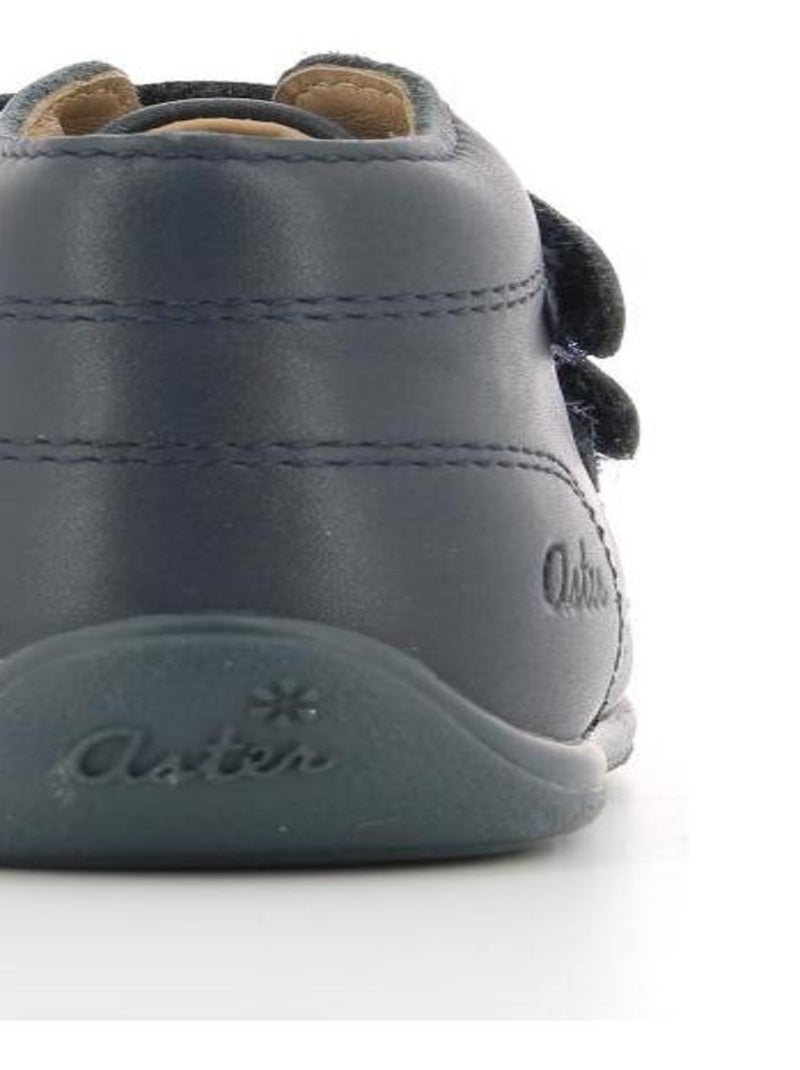 Bottillons Cuir Olli Aster Bleu marine - Kiabi