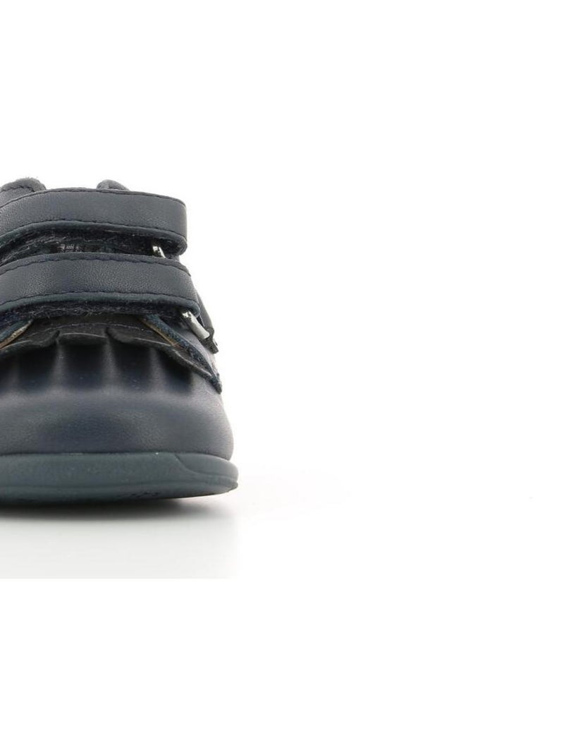 Bottillons Cuir Olli Aster Bleu marine - Kiabi