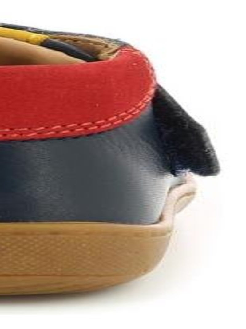 Bottillons Cuir Patchou Aster Bleu marine - Kiabi