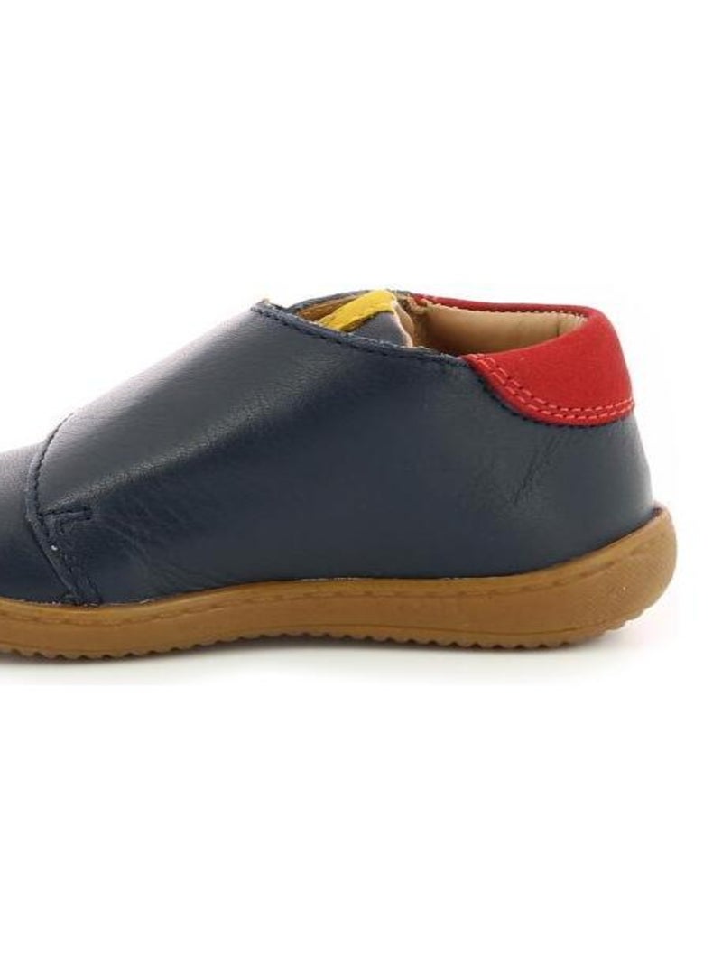 Bottillons Cuir Patchou Aster Bleu marine - Kiabi