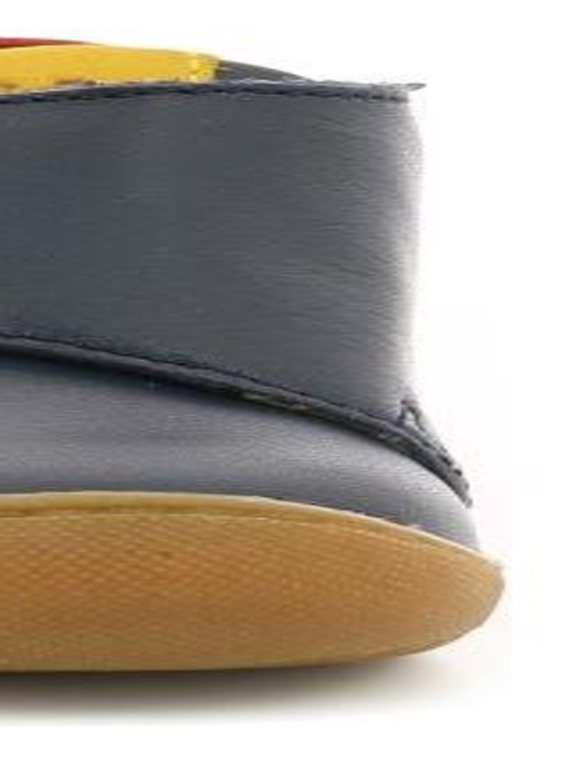 Bottillons Cuir Patchou Aster Bleu marine - Kiabi