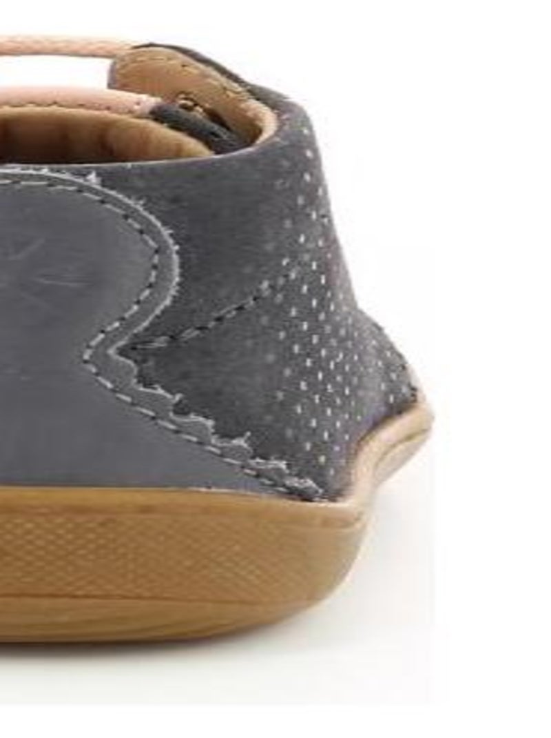 Bottillons Cuir Pistile Aster Gris - Kiabi