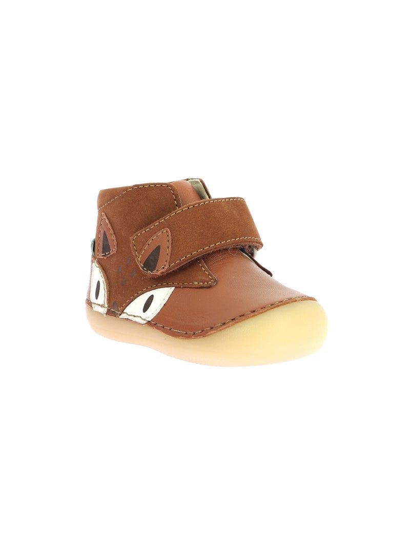 Bottillons Cuir Sabio Kickers Marron - Kiabi