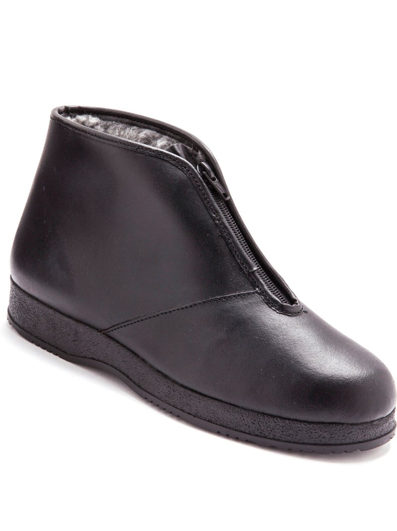 Bottillons fourrés - pediconfort Noir Noir - Kiabi