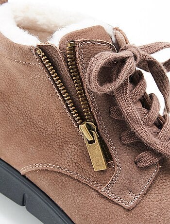 Bottillons zippés à lacets Thermolactyl - Damart