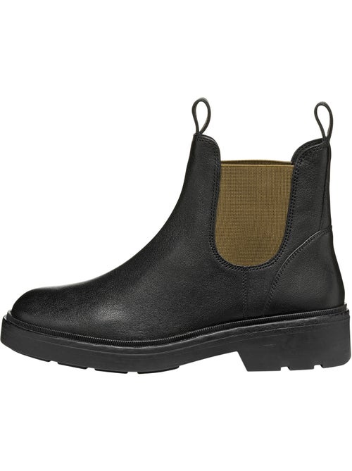 Bottine à cuir geox respira - Kiabi Bottine à cuir geox respira - Kiabi