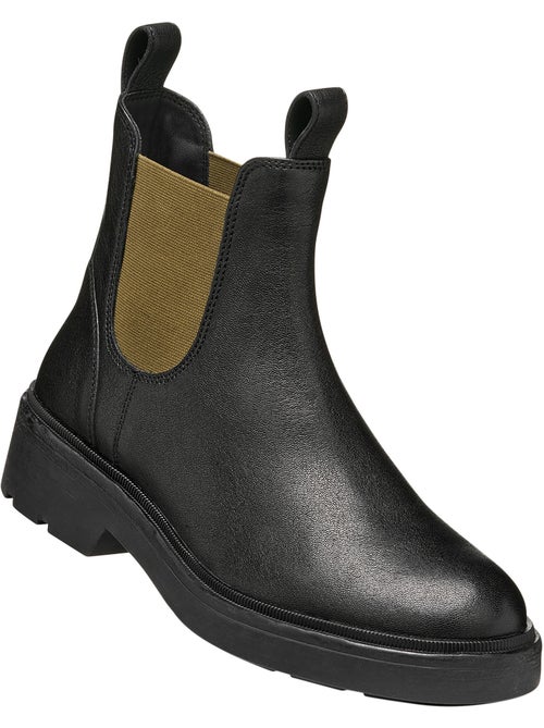 Bottine à cuir geox respira - Kiabi Bottine à cuir geox respira - Kiabi