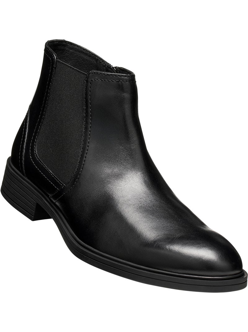 Bottine à cuir geox respira thorian man Noir - Kiabi