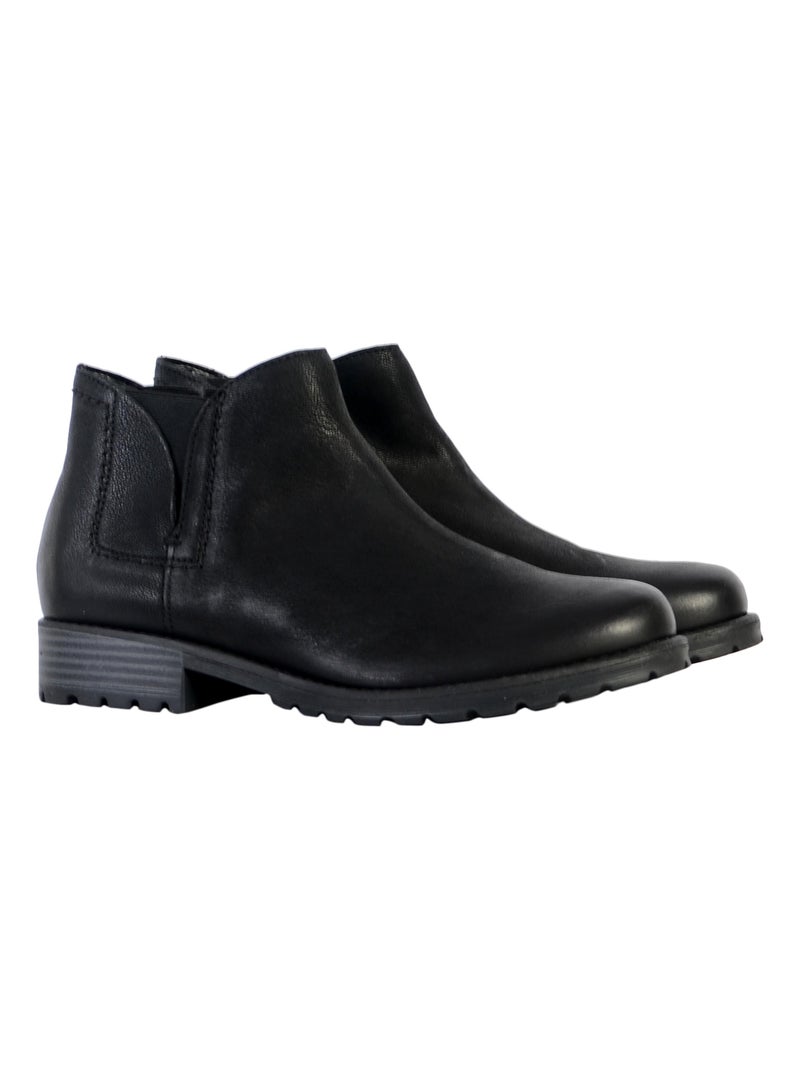Bottine à Elastique Clarks Clarkwell Demi Noir - Kiabi