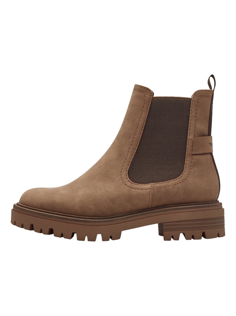 Bottine à Elastique Tamaris Chelsea Camel - Kiabi