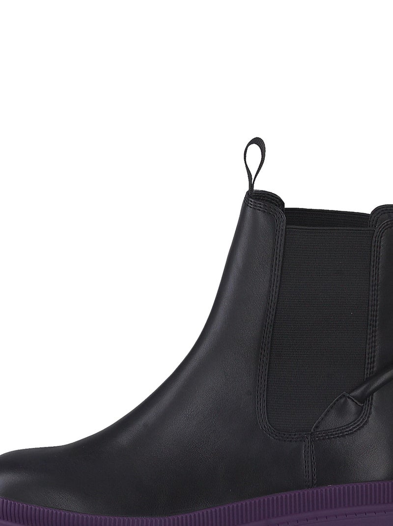 Bottine à Elastique Tamaris Noir - Kiabi