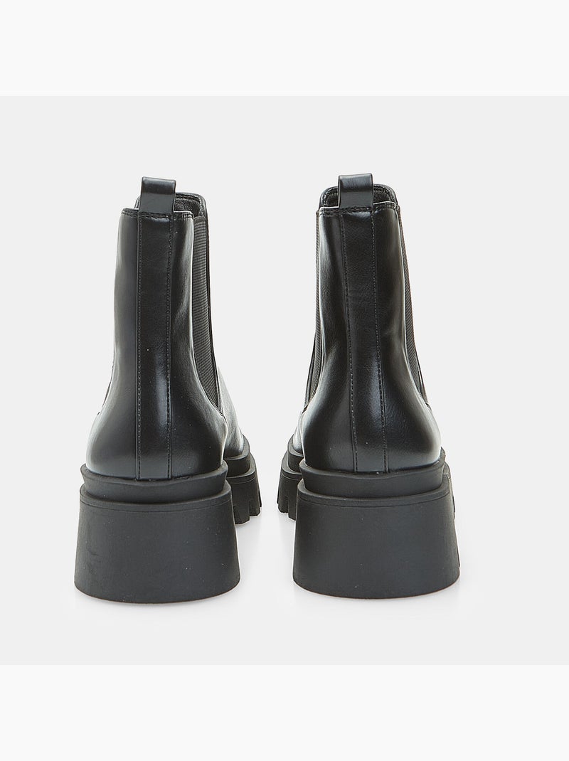 Bottine à élastiques pour femme Bata Noir - Kiabi