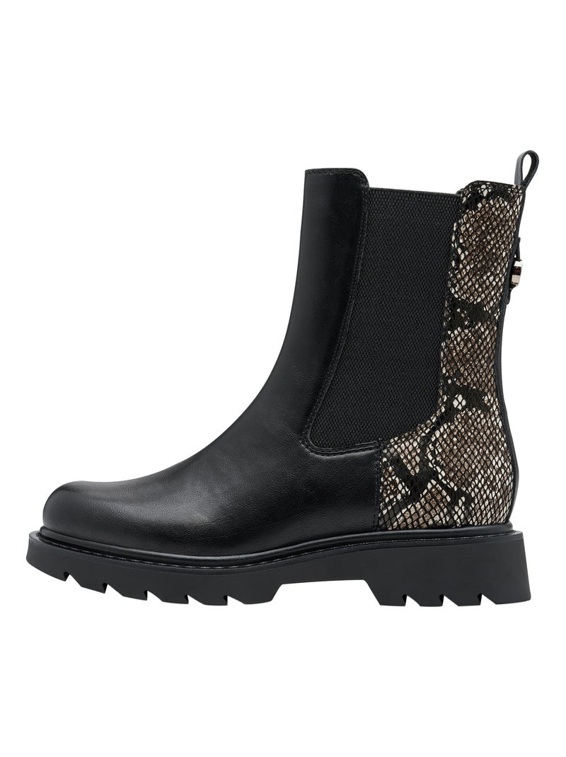 Bottine à Élastiques Tamaris  Chelsea Noir - Kiabi