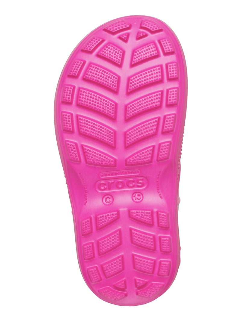 Bottine à Enfiler Crocs Enfant Handle It Rain Rose - Kiabi