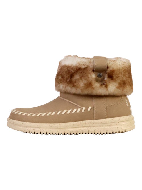 Bottine à Enfiler Hey Dude Camden Cuff Classic Cozy - Kiabi