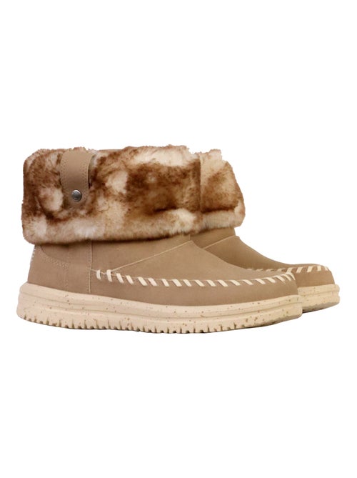 Bottine à Enfiler Hey Dude Camden Cuff Classic Cozy - Kiabi