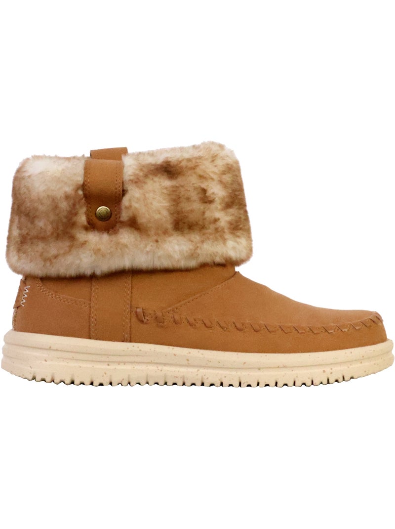 Bottine à Enfiler Hey Dude Camden Cuff Classic Cozy Marron - Kiabi