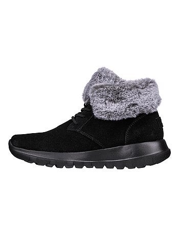 Bottine à Fourrure Cuir Skechers On The Go Joy